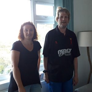 web 2 300x300 - Ian who has moved in with Shared Lives South West Carer Karen following Covid-19 restrictions easing