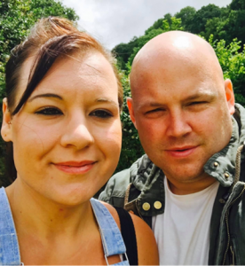 melissa and husband daniel 276x300 - Shared Lives South West Carer Melissa and husband Daniel