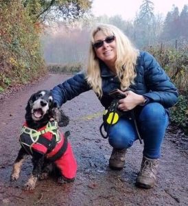 sue and dog 2 274x300 - Shared Lives South West Carer Sue