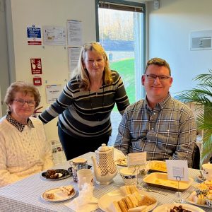 Pat retiring somerset 5 web 300x300 - Retirement tea party celebration for long serving SLSW Carer Pat