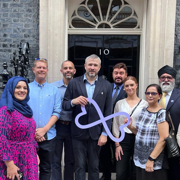 Shared Lives respresentatives at 10 Downing Street
