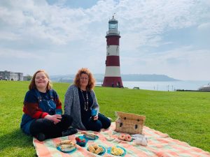 stella 300x225 - Devon Shared Lives Carer Jo Shaw at Plymouth Hoe with Stella