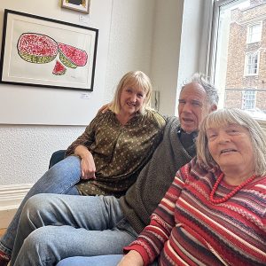 ivor and carol web1 300x300 - VIDEO: Somerset Couple’s Lockdown Hobby Blossoms Into Love and Successful Art Exhibition